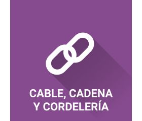 CABLE, CADENA Y CORDELERÍA